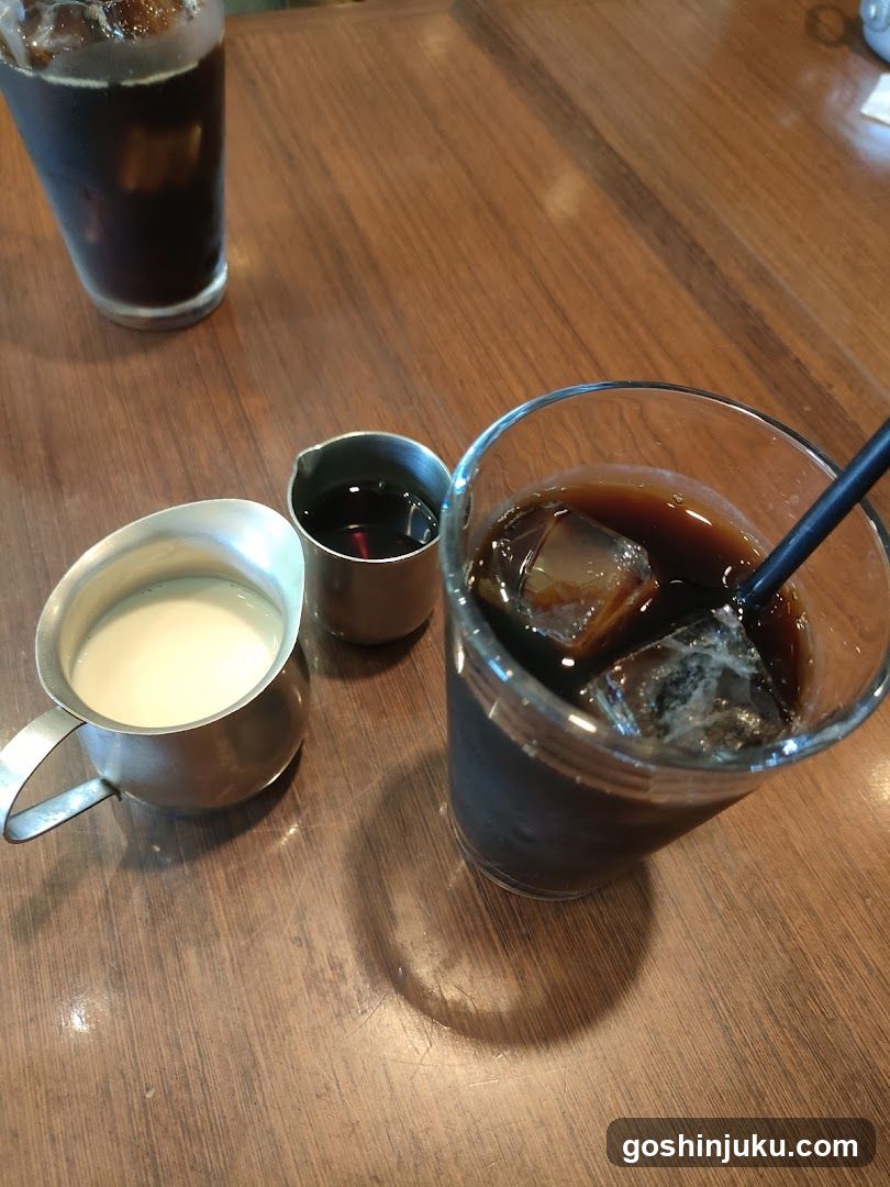 Iced Coffee and Condiments