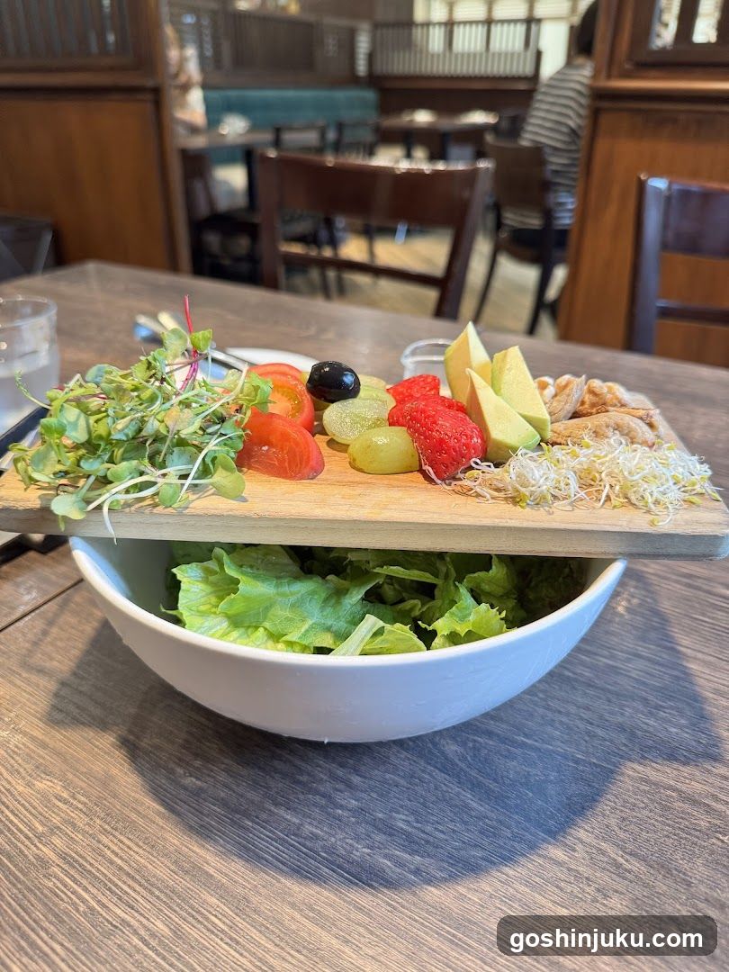 Salad Board with Fresh Ingredients