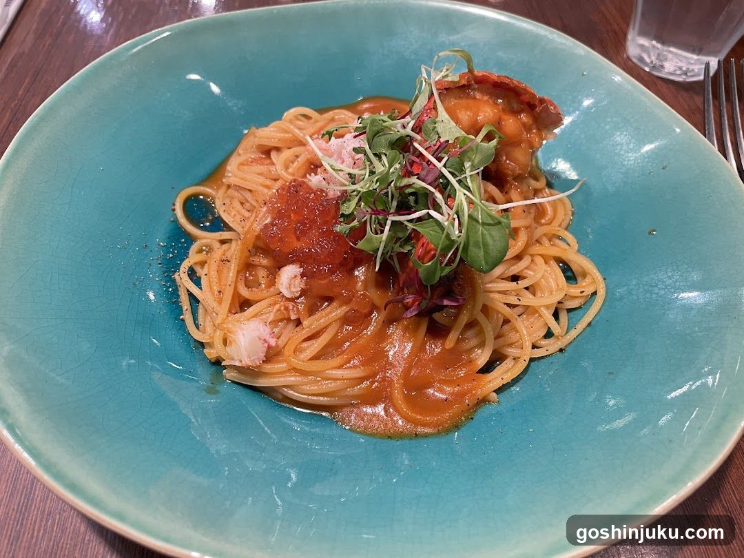 Spaghetti with Shrimp and Tomato Sauce