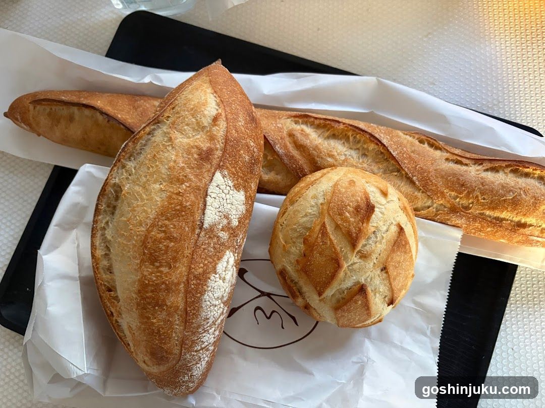 Bread Display on Tray