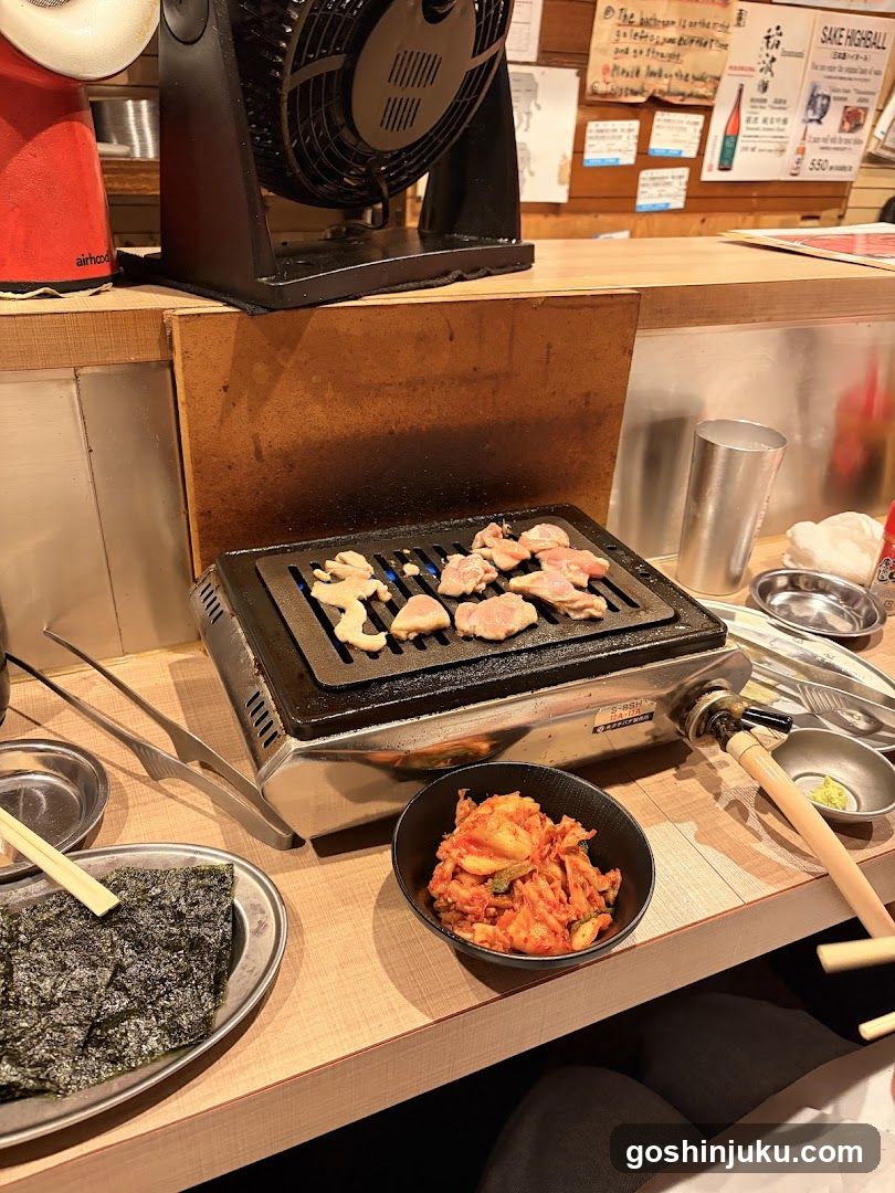 Grill and Side Dishes at a Restaurant