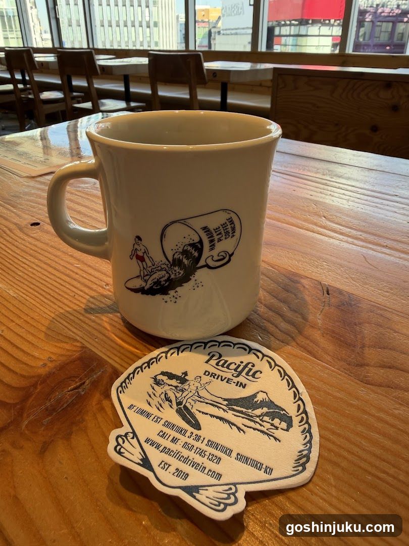 Pacific Drive-In Mug and Coaster