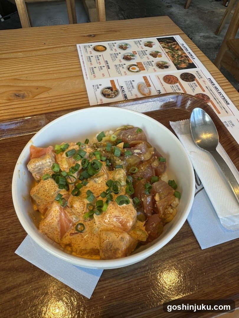 Bowl of Spicy Fish with Green Onions