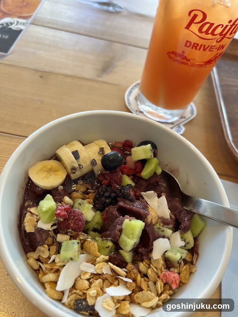 Acai Bowl with Fruits and Granola