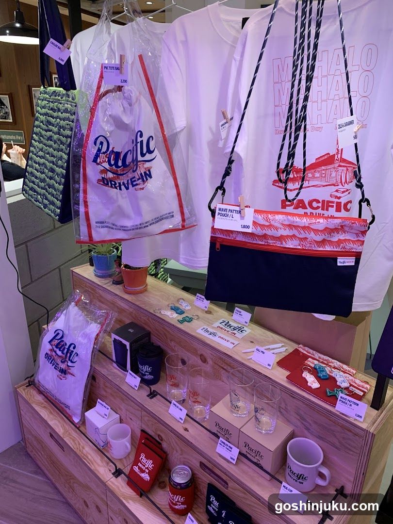 Pacific Drive-In Merchandise Display