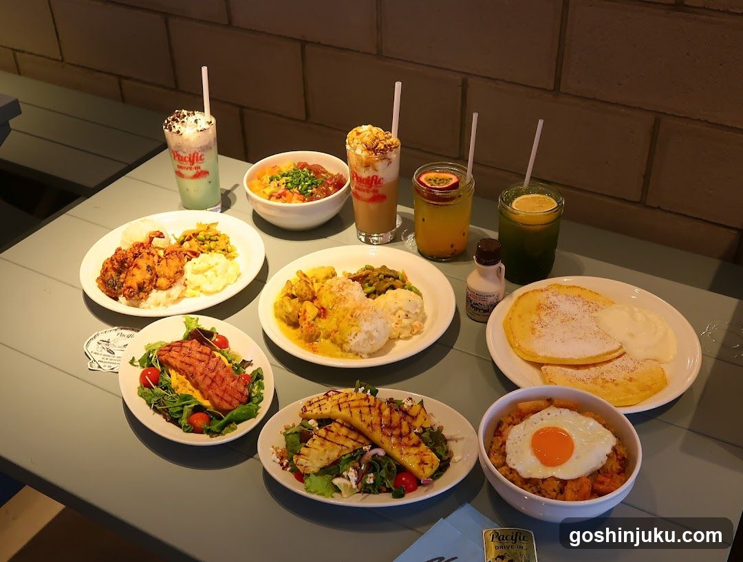 Breakfast Spread at Pacific Coffee