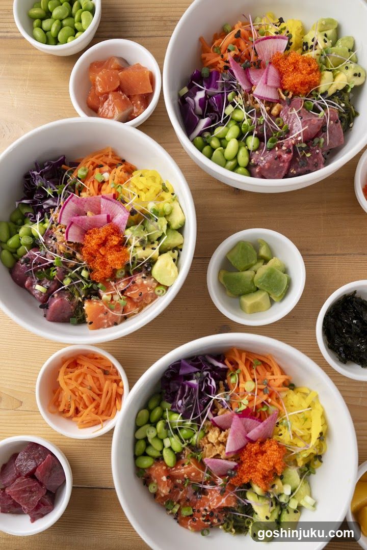 Poke Bowls and Sides