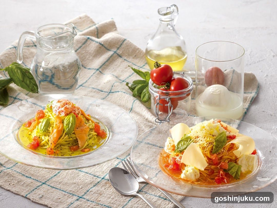 Italian Pasta Dish Presentation