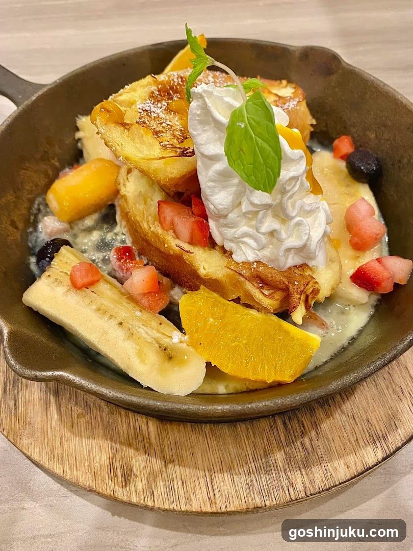 Fruit French Toast in Skillet