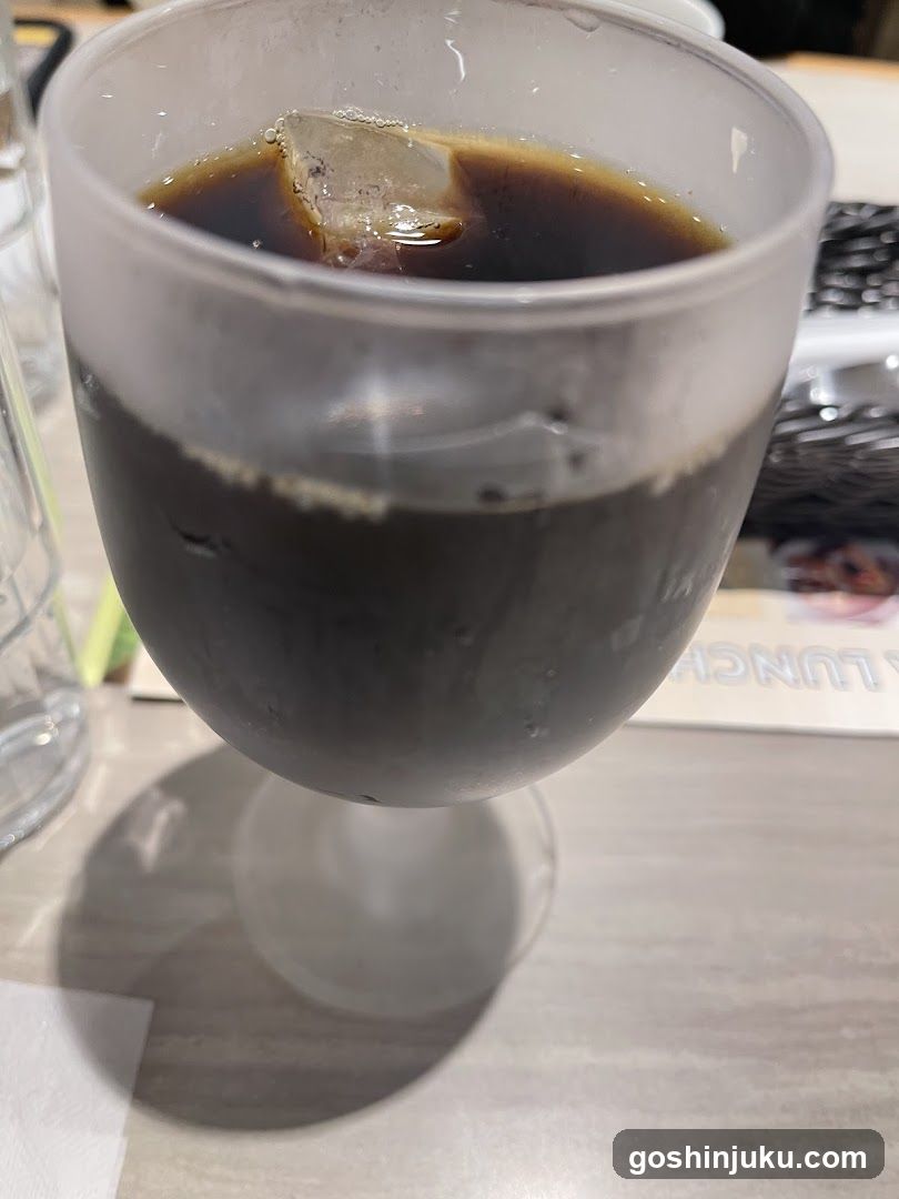 Iced Coffee in Glass Cup