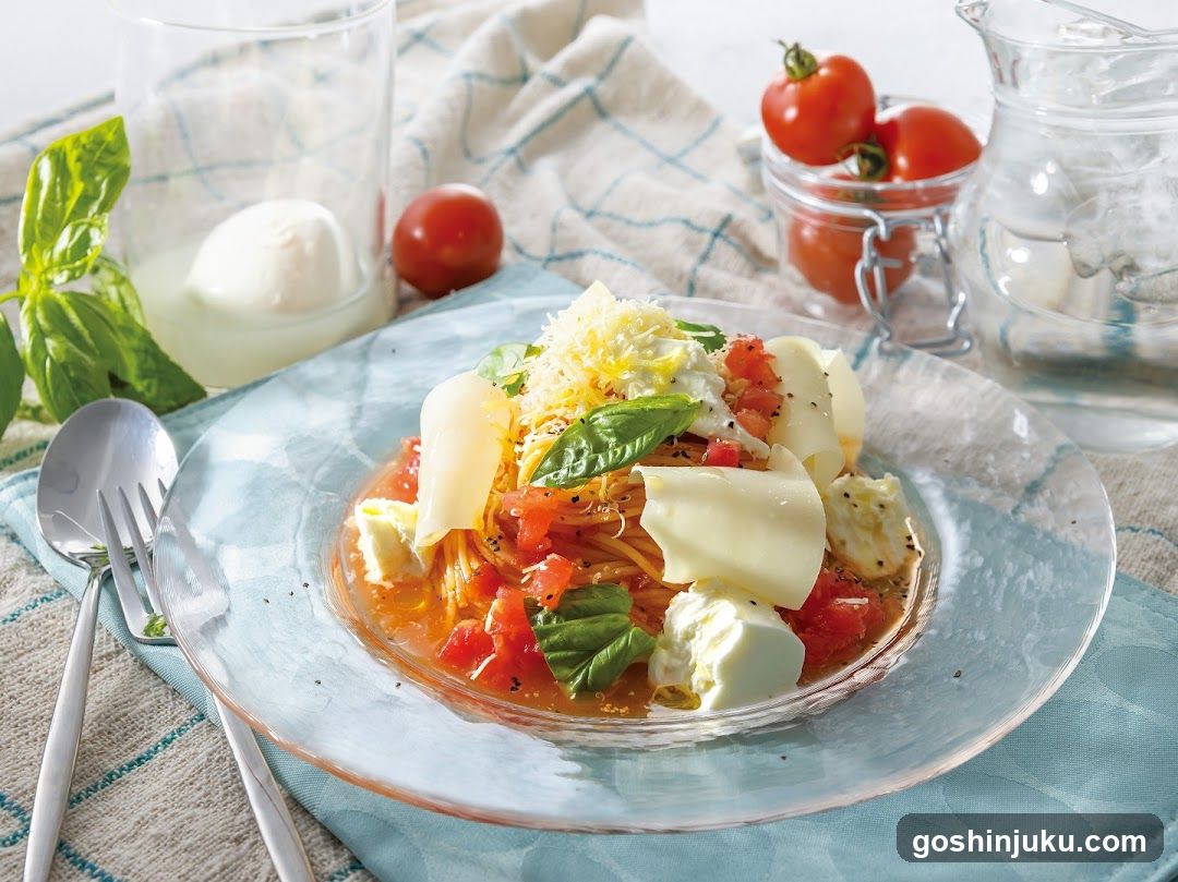 Caprese Salad with Fresh Basil and Mozzarella