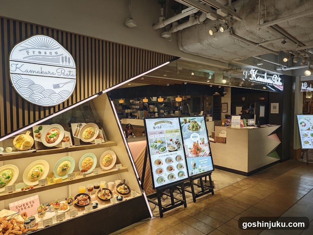Fresco Kamakura Pasta & Sweets Display
