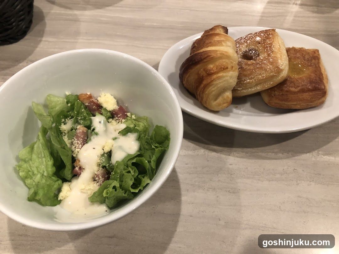 Breakfast and Salad
