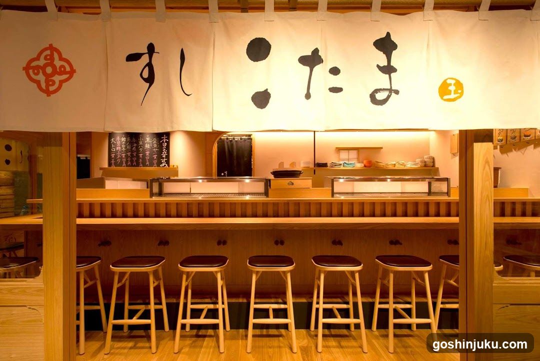 Sushi Bar Interior View