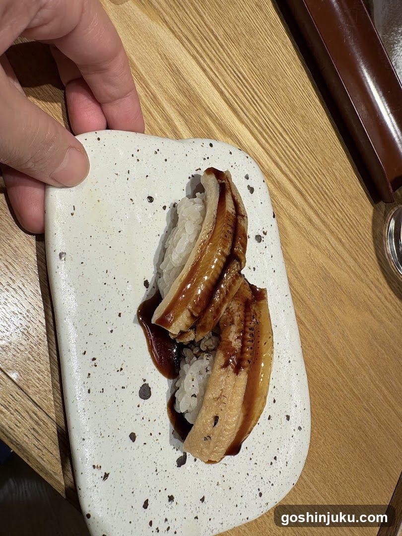 Eel Sushi Plate