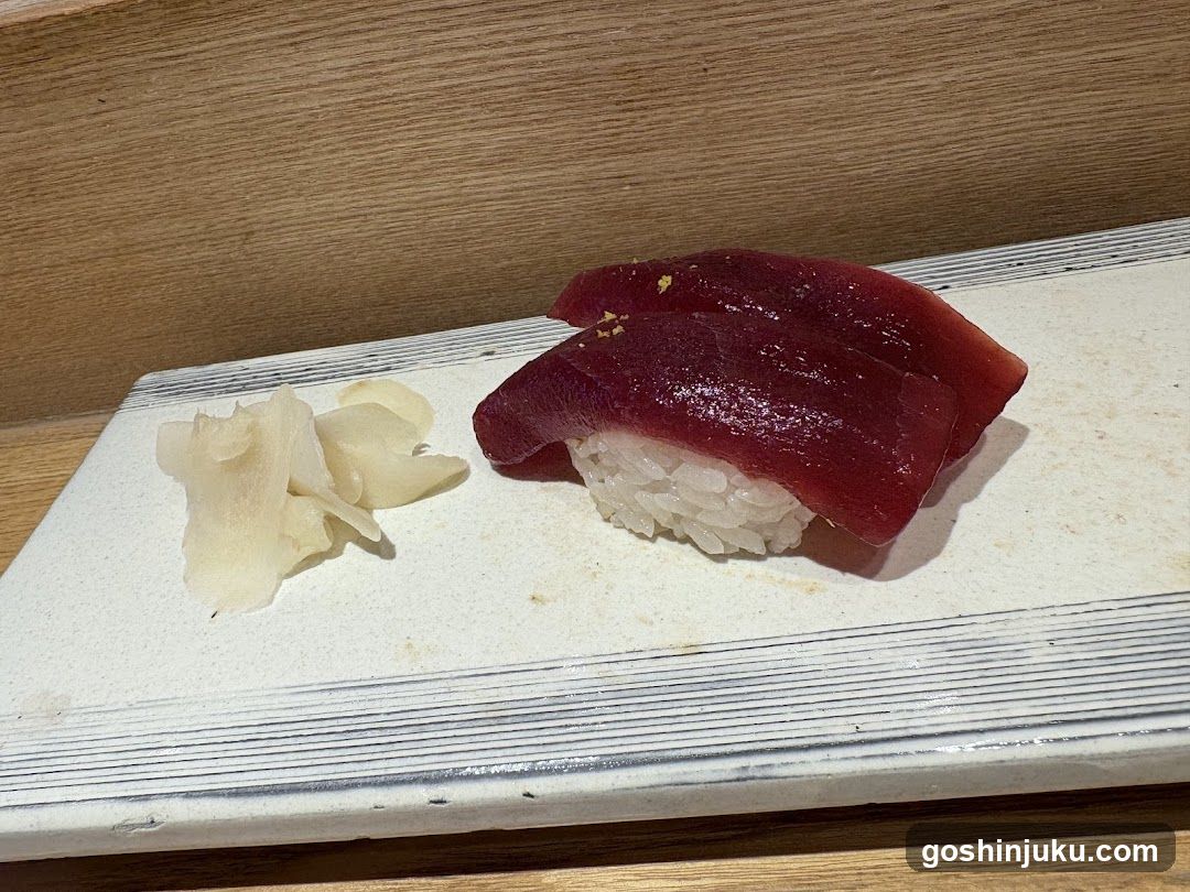 Tuna Nigiri with Ginger