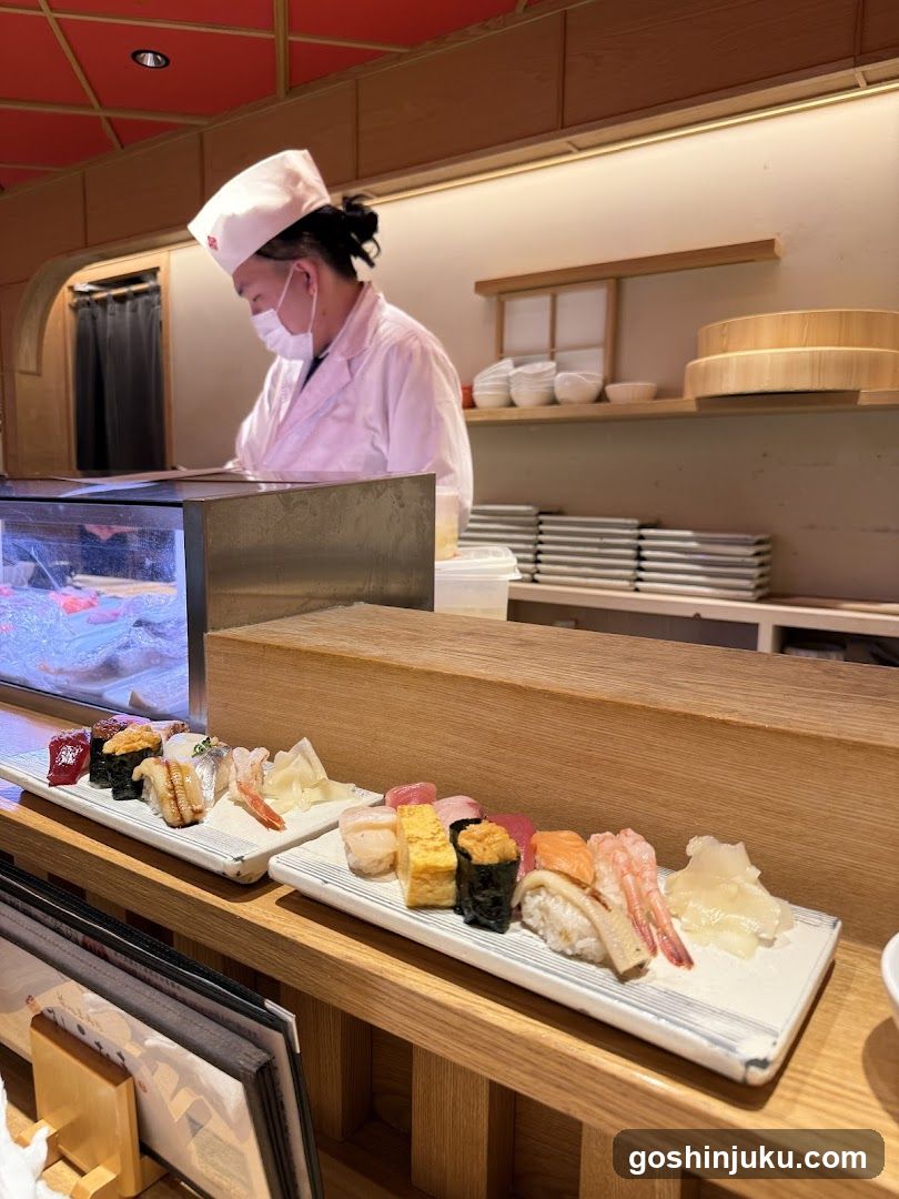 Sushi Counter Display