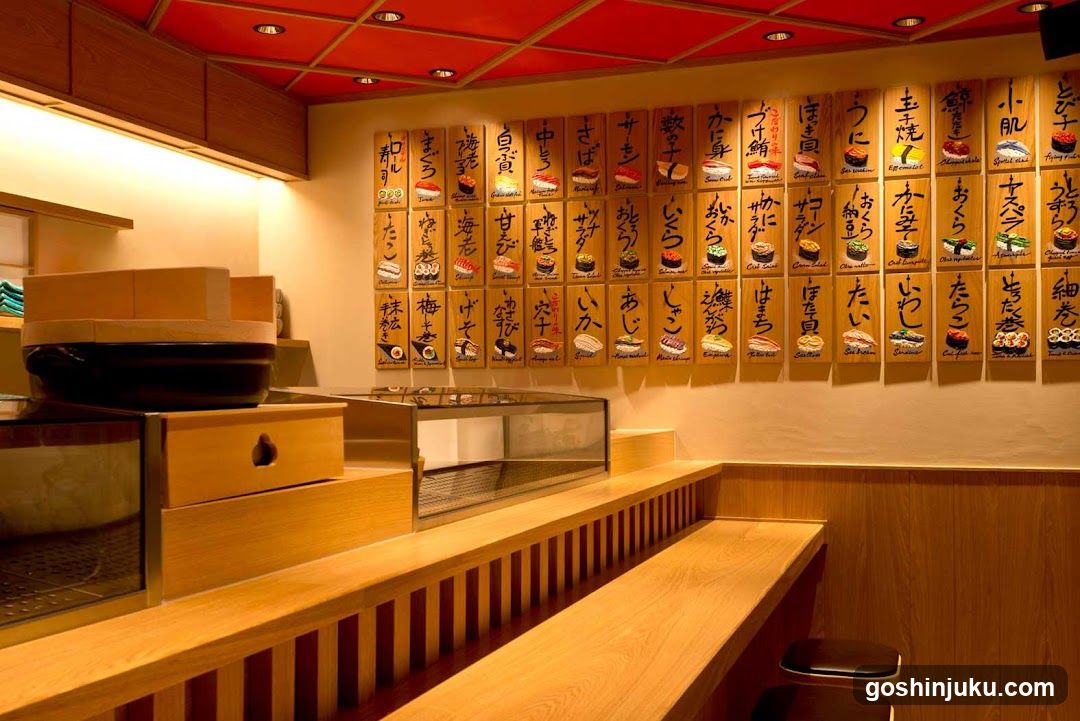 Sushi Restaurant Interior