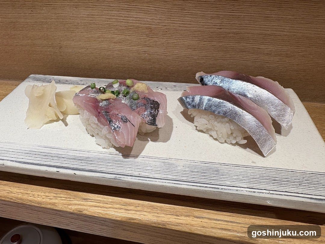 Sushi Plate with Fish Slices and Rice