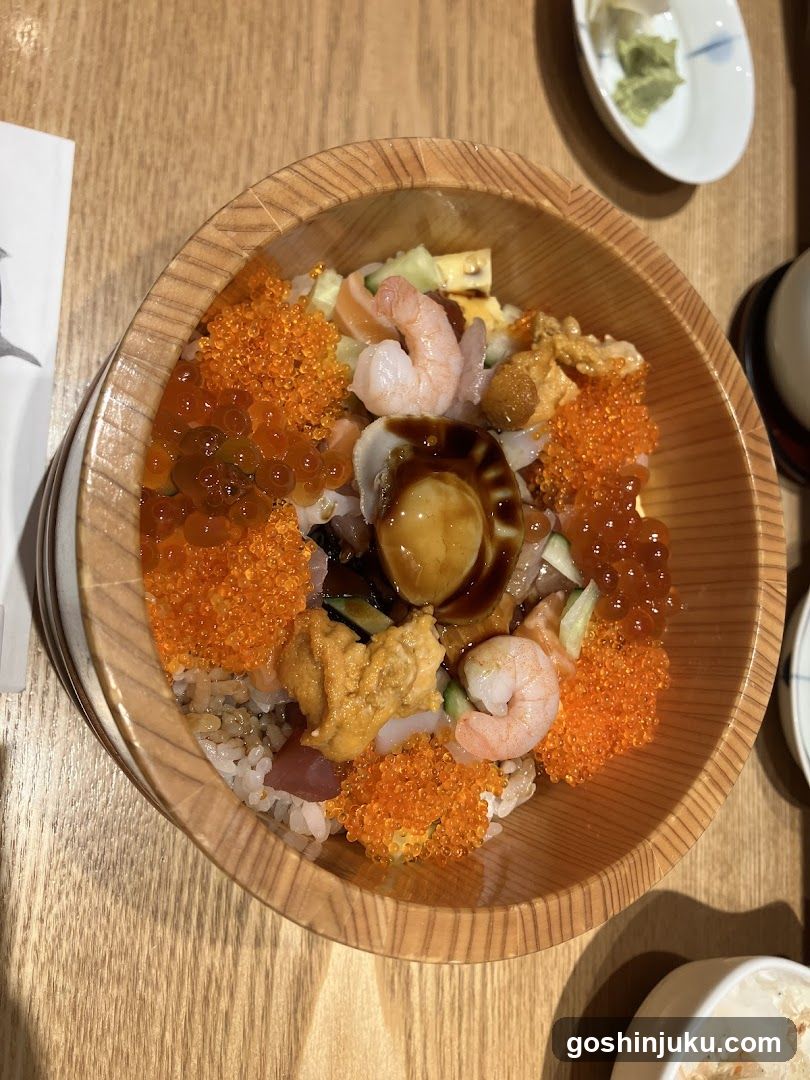 Sashimi Bowl with Toppings
