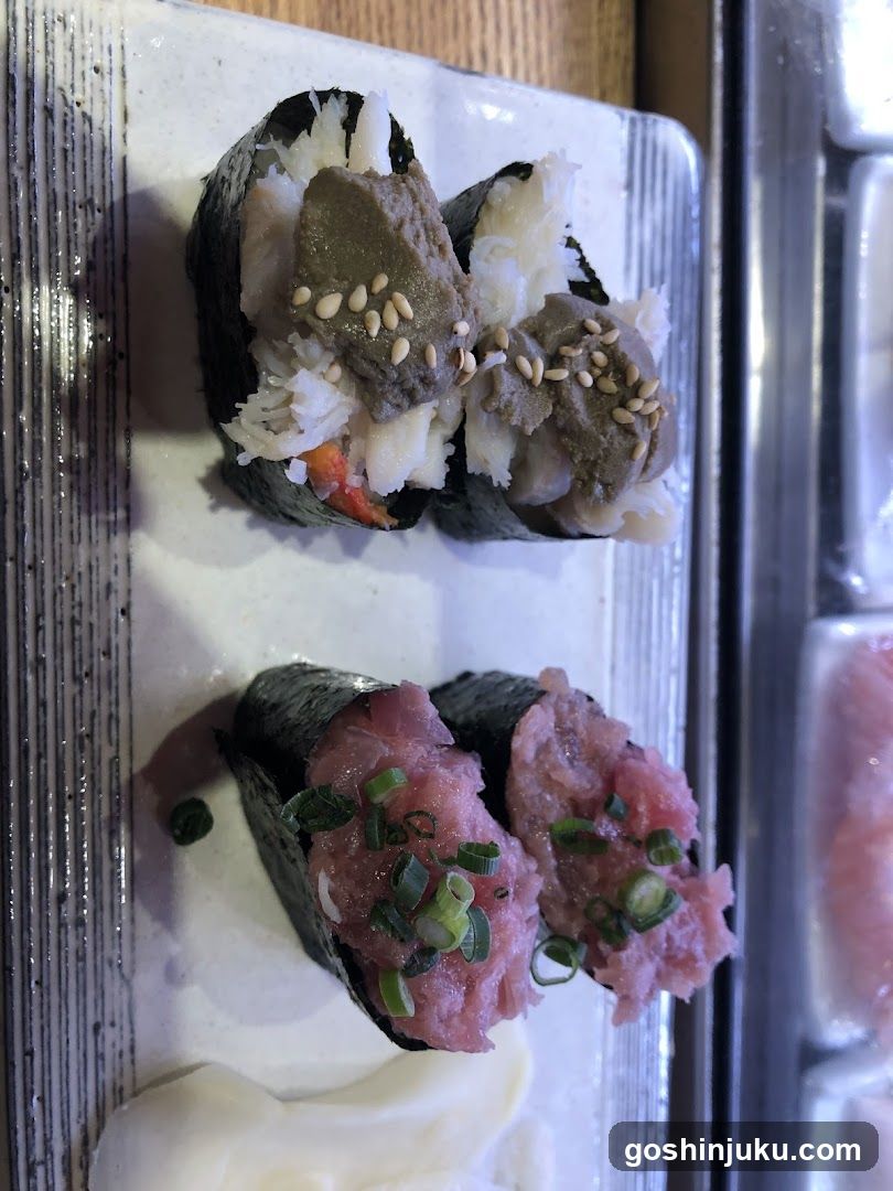 Sushi Platter with Tuna and Roe