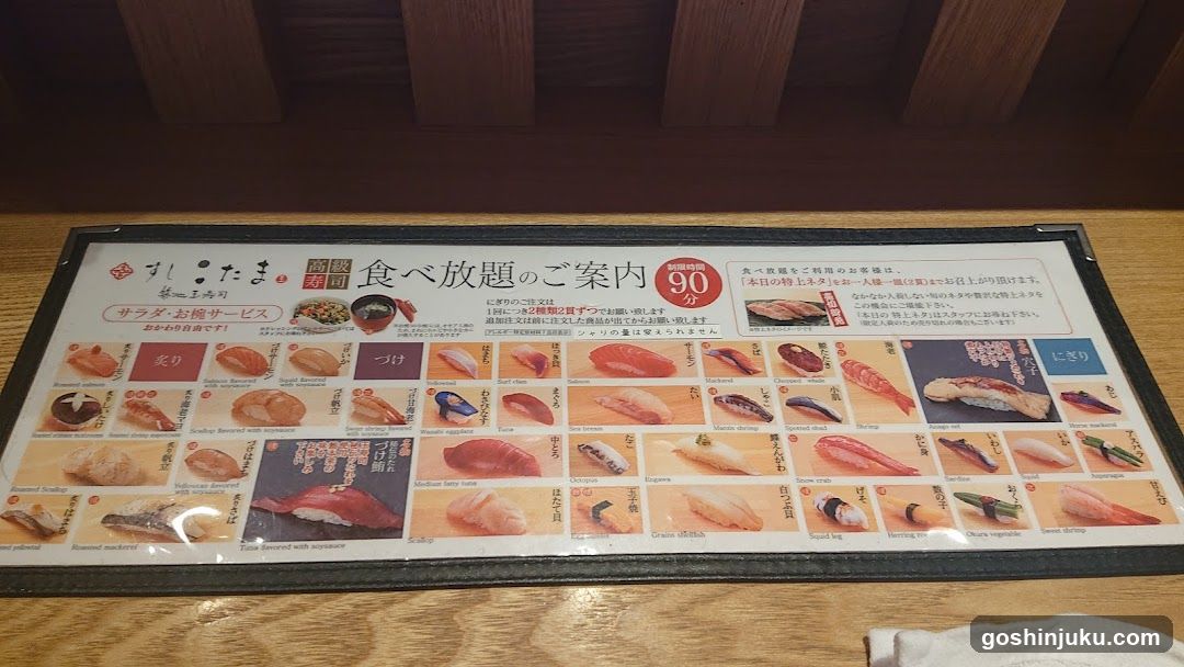 Sushi Omakase Menu
