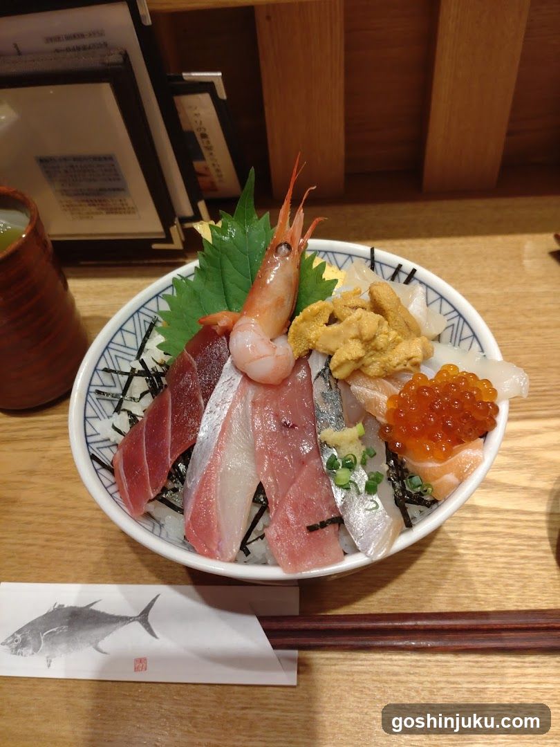 Sashimi Bowl with Seafood