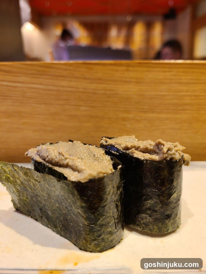 Sushi on a plate