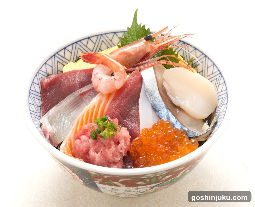 Sashimi Bowl with Seafood