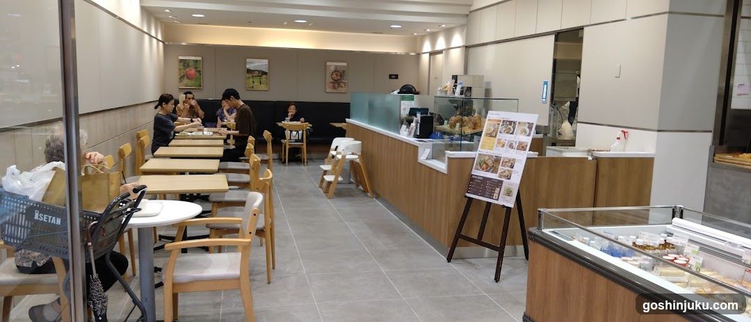 Interior of a modern cafe or bakery