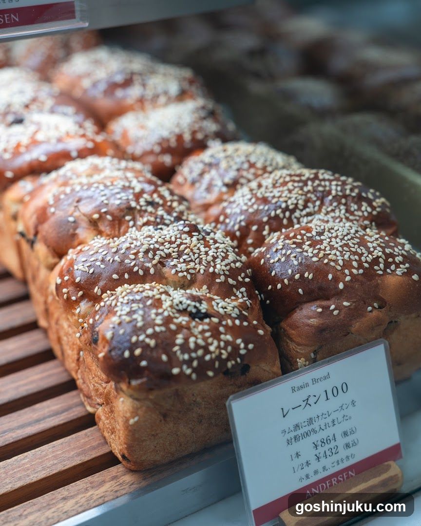 Raisin Bread Display