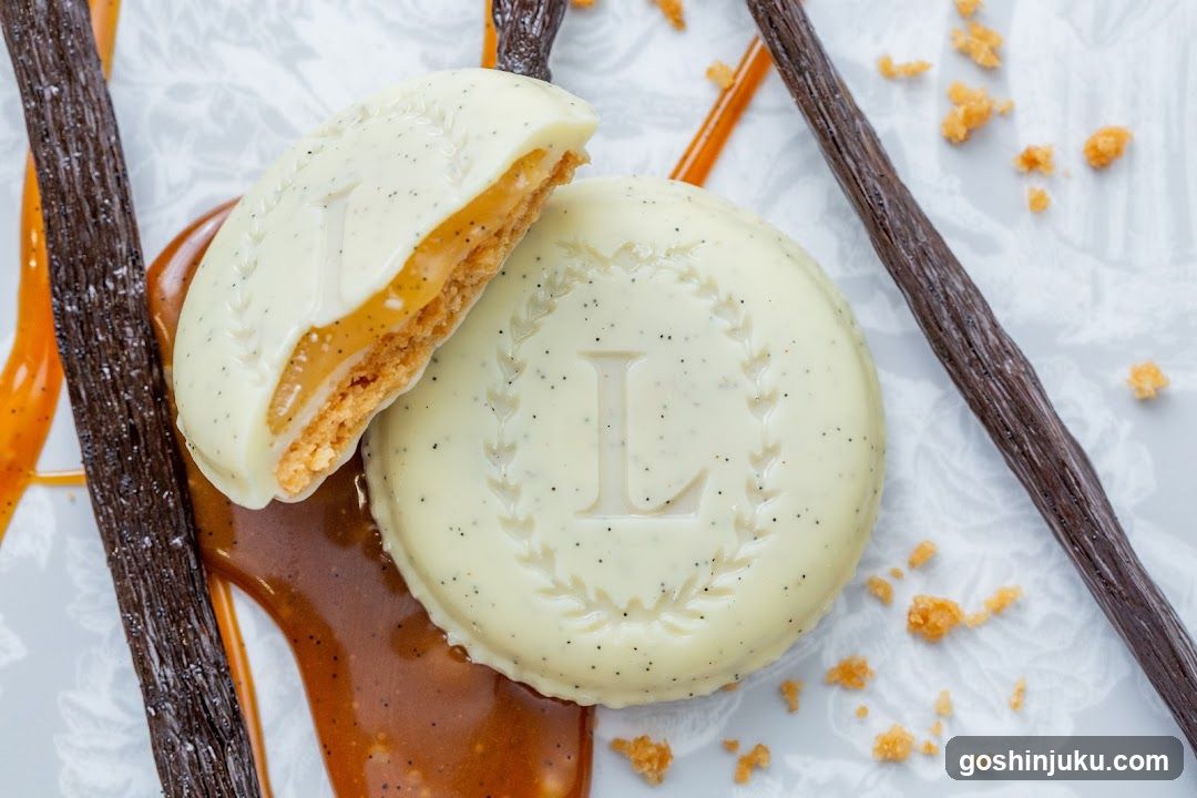 Vanilla Bean Pastry with Caramel Filling