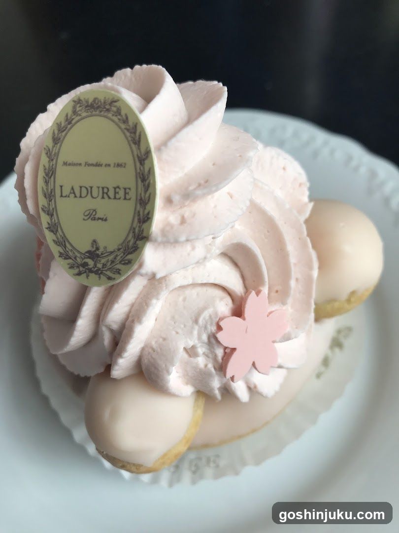 Ladurée Dessert with Pink Frosting