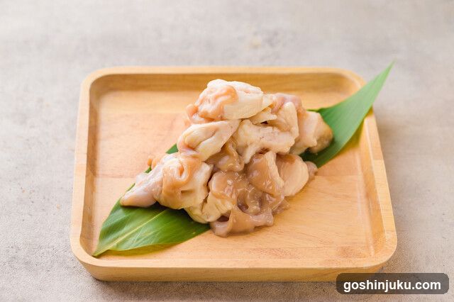 Raw Meat on Wooden Tray