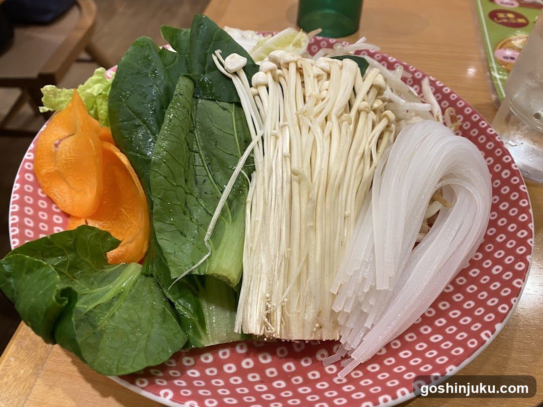 Hot Pot Ingredients Plate