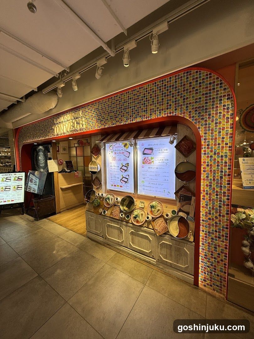 Food Stall Interior Display