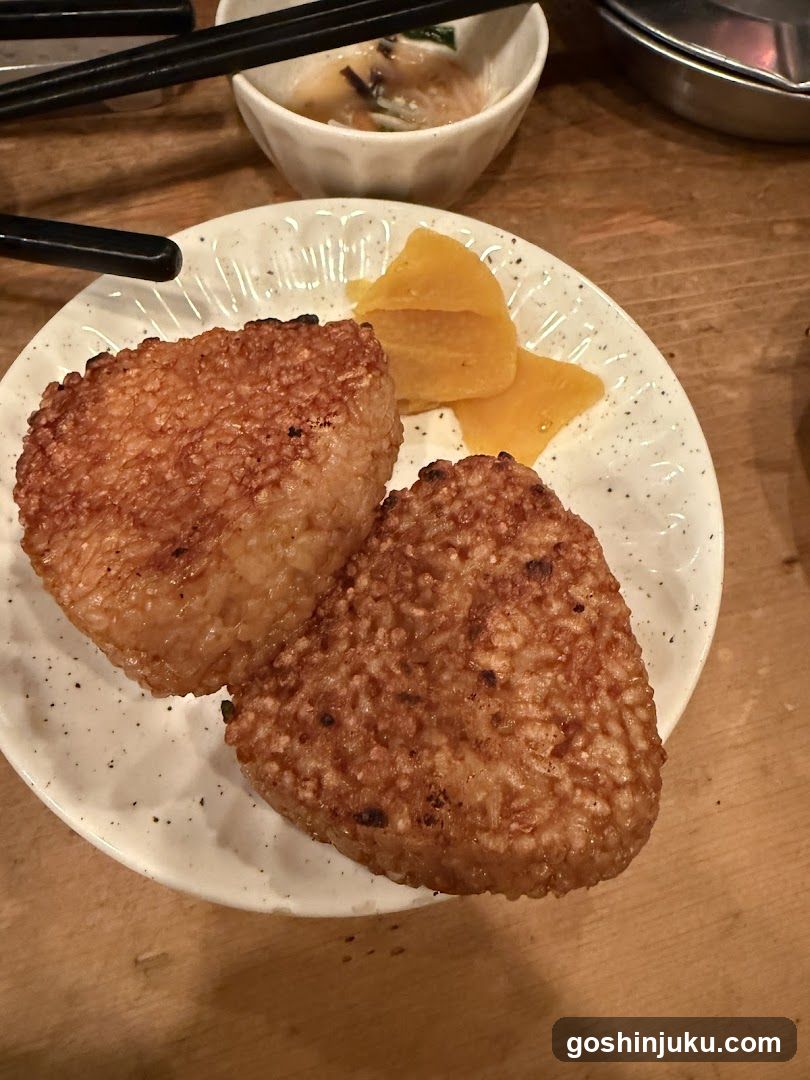 Fried Rice Balls with Pickles