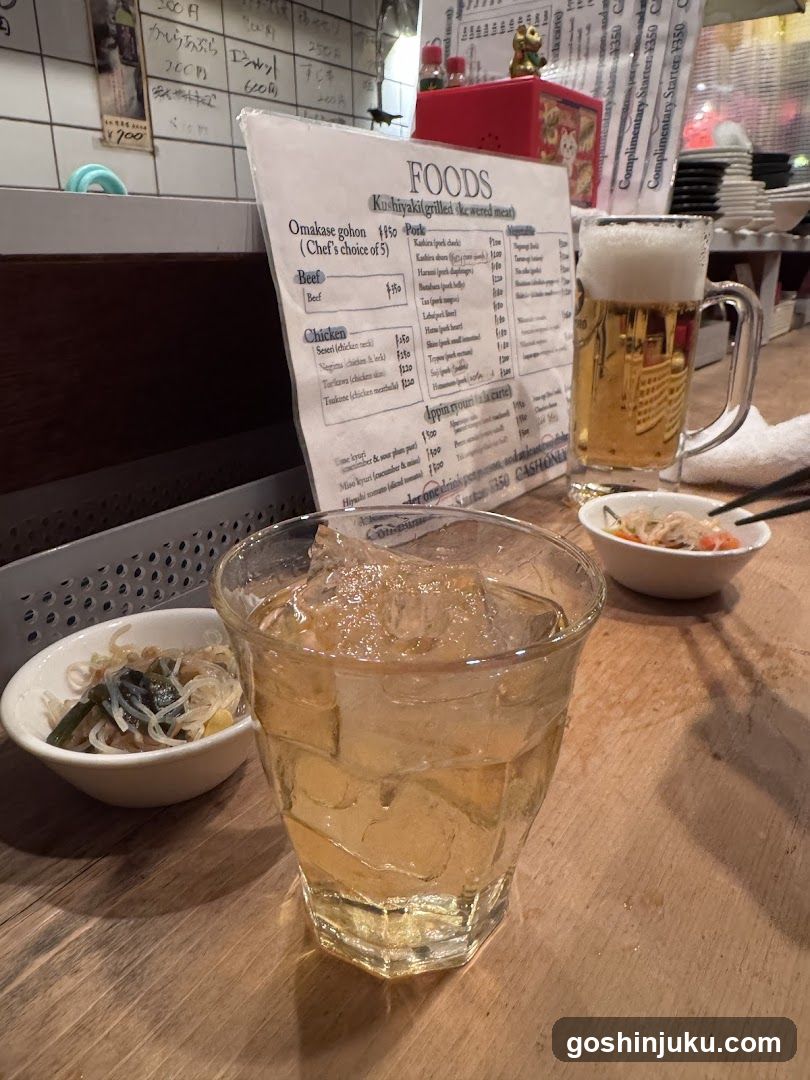 Dining Table with Drinks and Menu