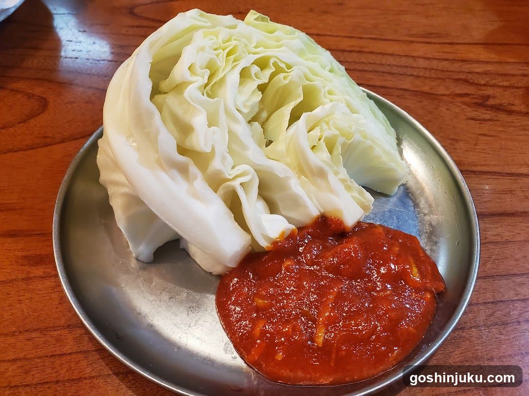 Cabbage with Red Sauce