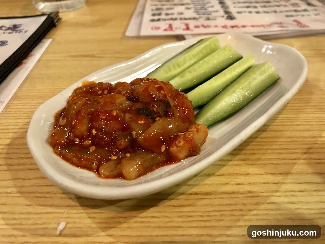 Korean Side Dish with Cucumber