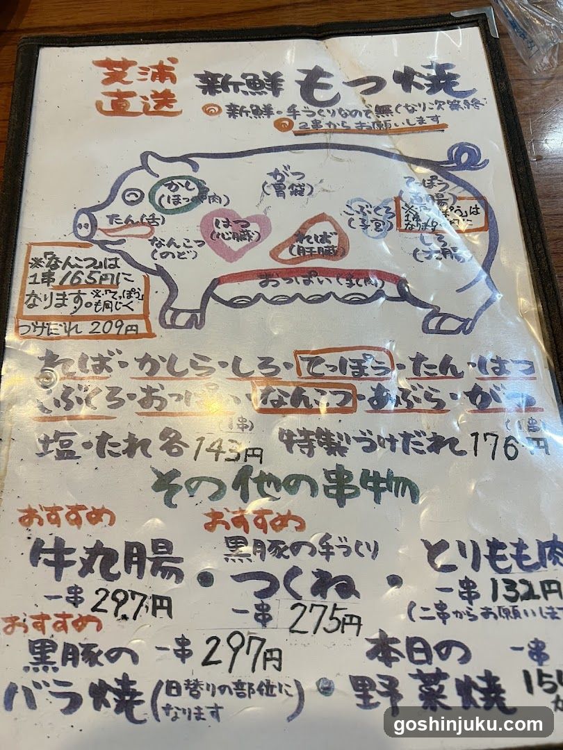 Mofts Menu Board
