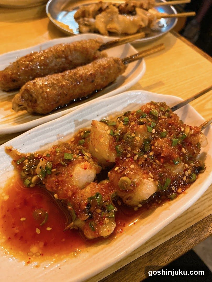 Grilled Skewers with Seasoning