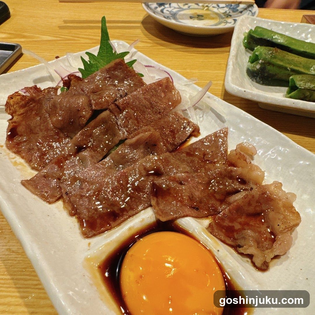 Sashimi-style Beef with Raw Egg Yolk
