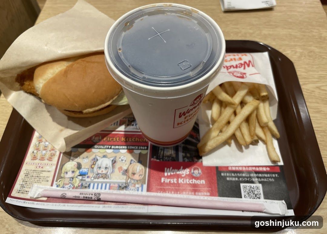 Wendy's First Kitchen Meal Tray