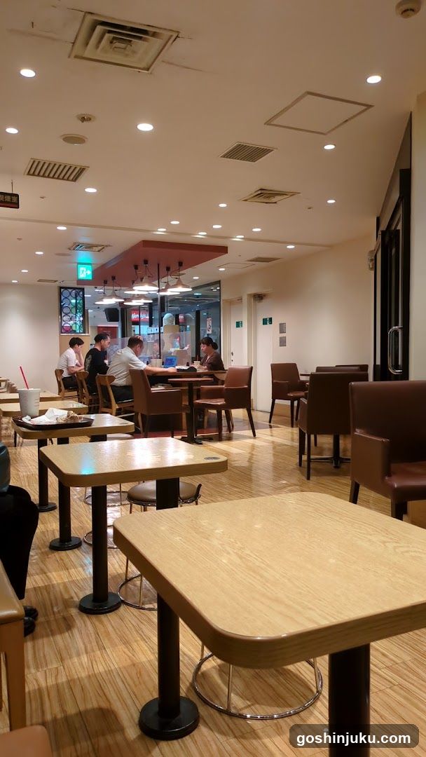 Interior of a coffee shop or cafe