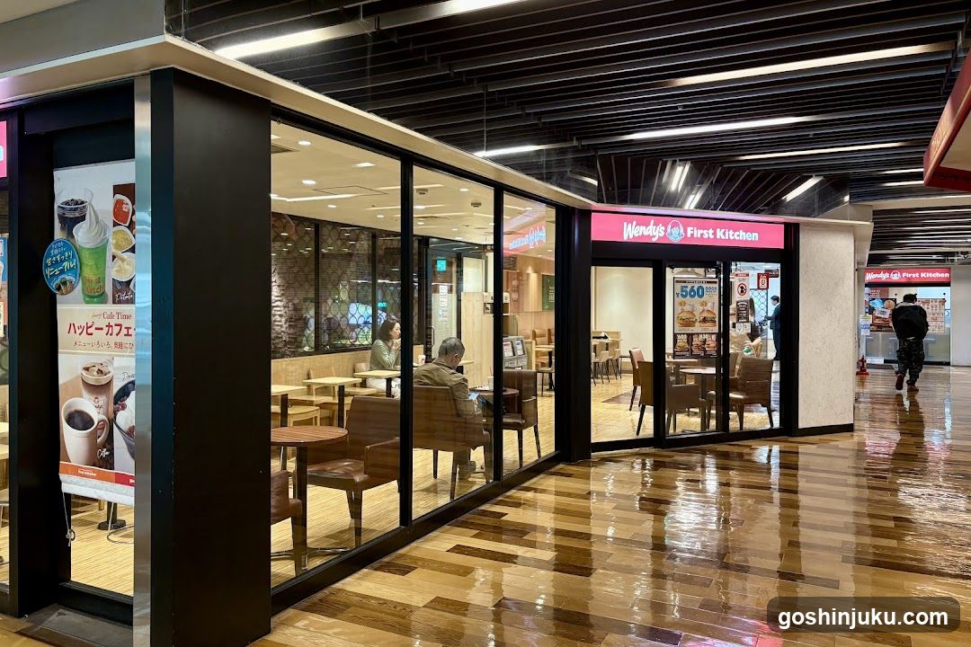 Food Court Interior with Shops