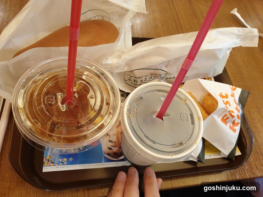 Fast Food Meal Tray