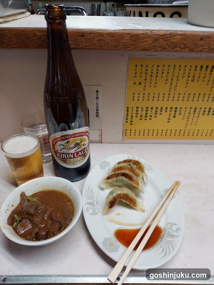 Dining Table with Food and Drink