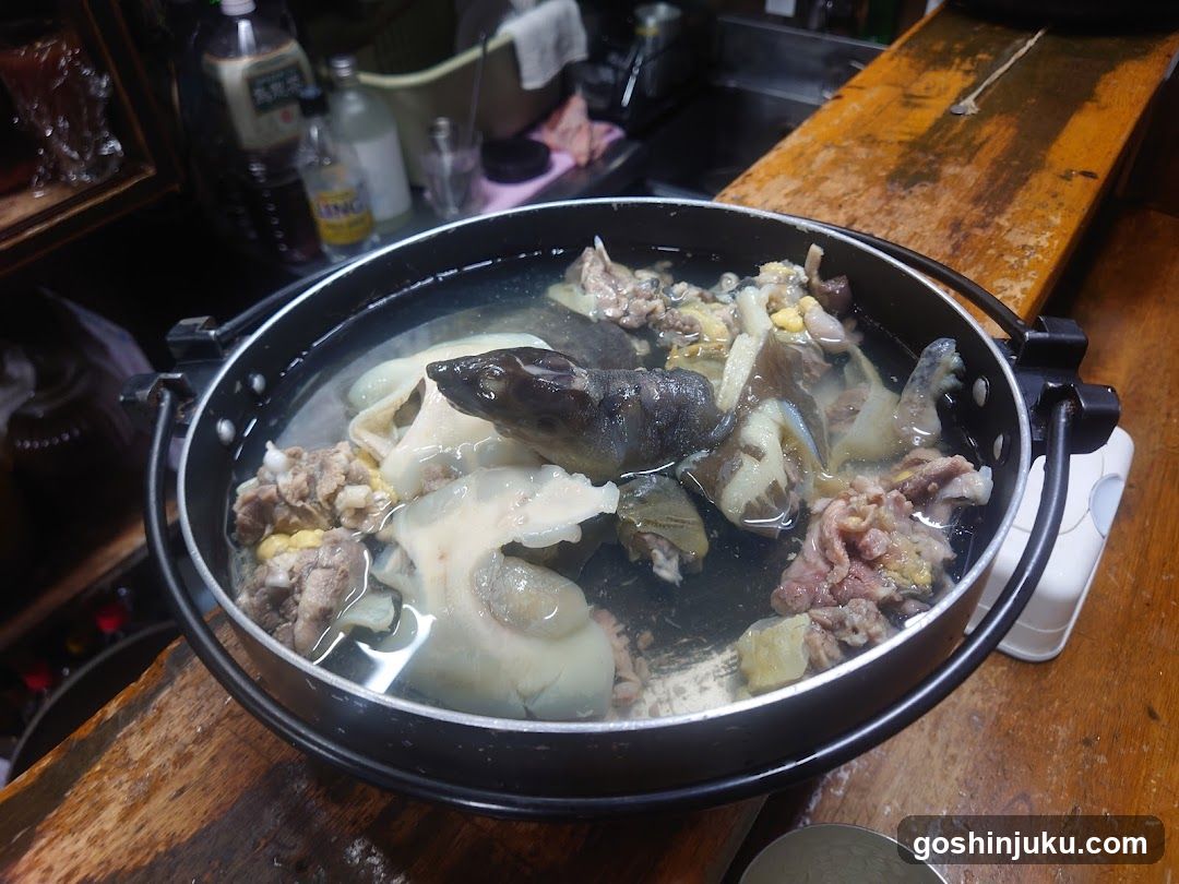 Fish Soup with Meat and Vegetables