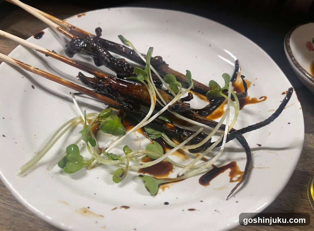 Soy Glazed Squid with Microgreens